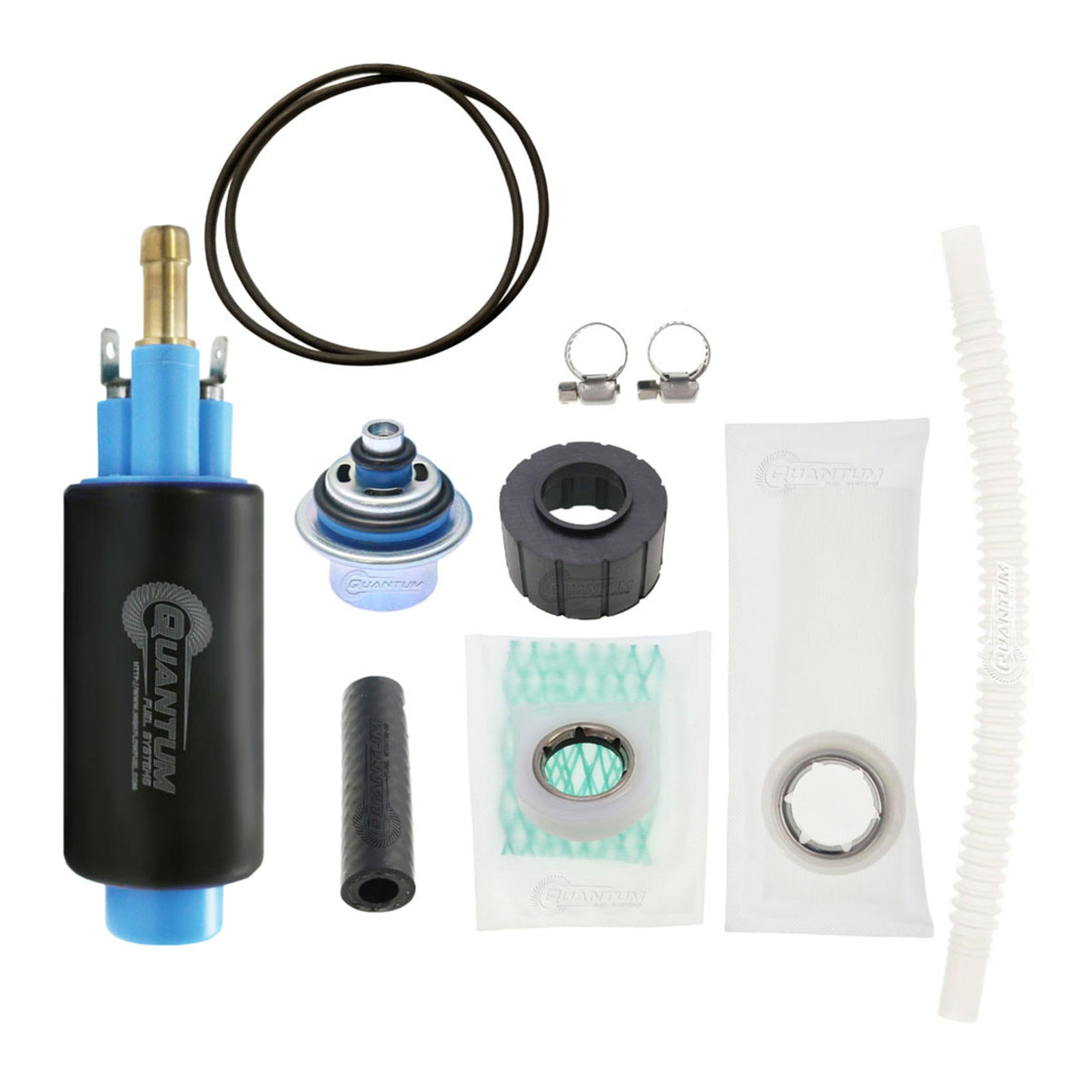 Quantum In-Tank EFI Fuel Pump with Regulator, Tank Seal, Strainer