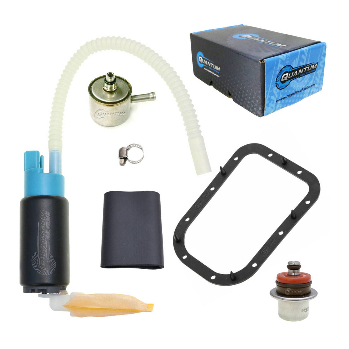 Quantum In-tank EFI Fuel Pump with Regulator, Tank Seal, Filter