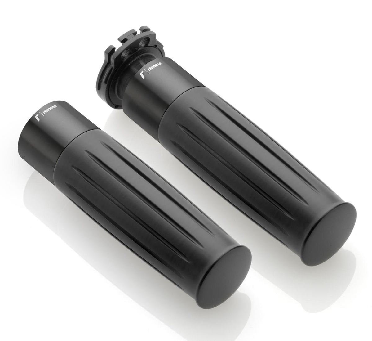 Rizoma Legend Grips, color Silver R-GR220B