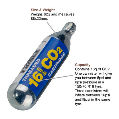 Rocky Creek CO2 Canister 16g (3 Pack)