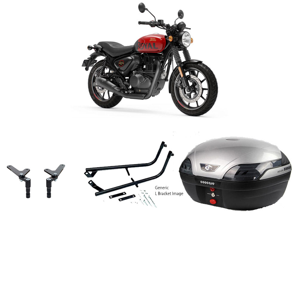 S48 Astra Silver Topbox Kit HUNTER 350 22-25 - RE004S48BPSIL