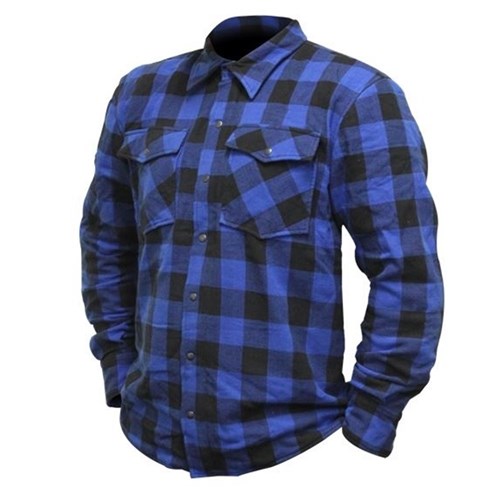 Rjays Regiment Flannel Shirt BLU/BLK (SM)
