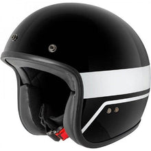 Rjays Trophy Helm Gloss BLK/WHT - with Studs (XL)