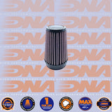 DNA FILTERS RUBBER TOP ROUND CLAMP ON 60mm INLET 130mm LENGTH AIR FILTER - RO-6000-130