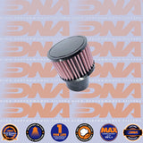 DNA FILTERS RUBBER TOP ROUND CLAMP ON 60mm INLET 20 DEG. 75mm LENGTH AIR FILTER - RO-6020-75