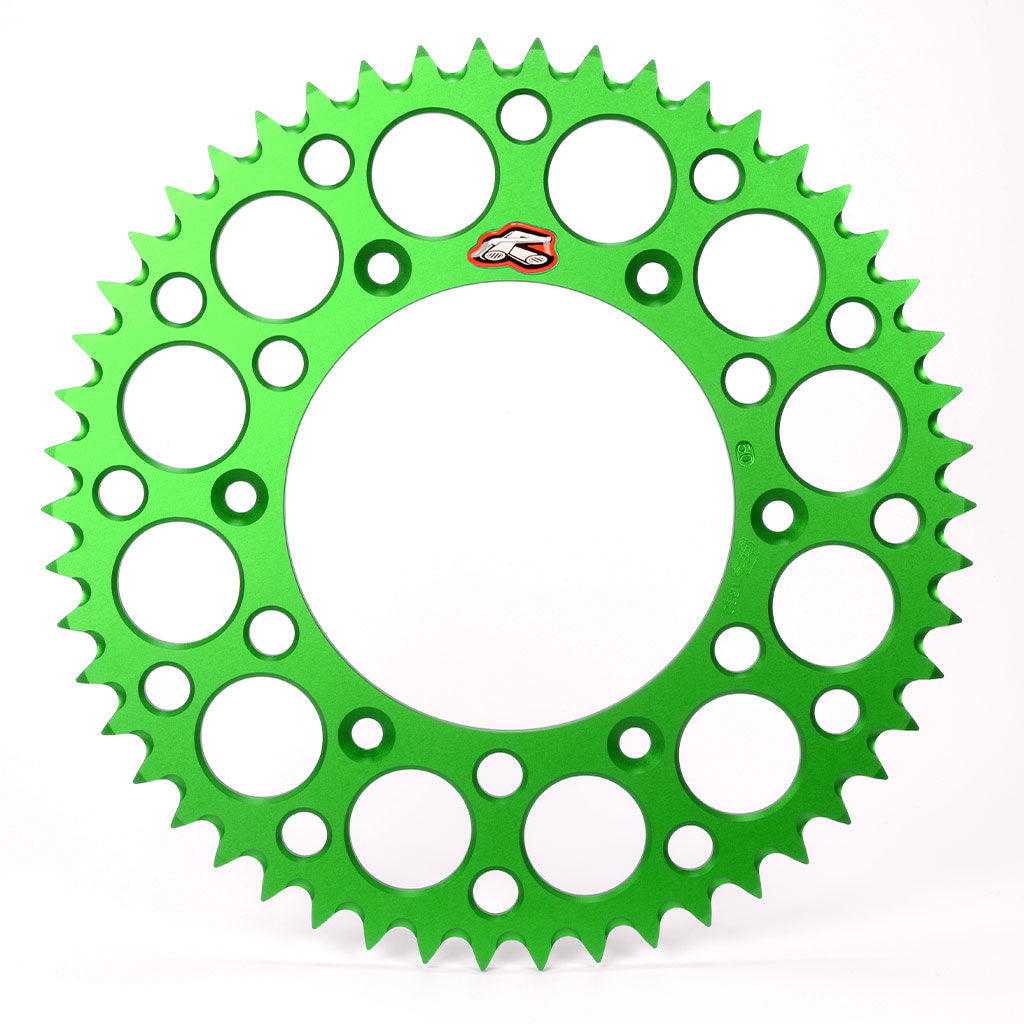 RENTHAL REAR SPROCKET MX ULTRALIGHT GROOVED GRN 49T (112U-520-49GEGN)