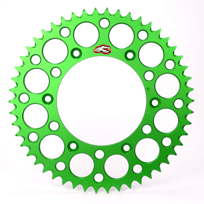 RENTHAL REAR SPROCKET MX ULTRALIGHT GROOVED GRN 49T (112U-520-49GEGN)