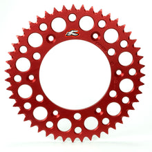 /RENTHAL REAR SPROCKET MX ULTRALIGHT GROOVED RED 51T (154U-520-51GRRD)