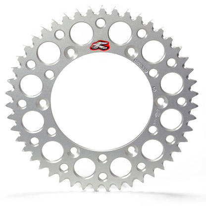 RENTHAL REAR SPROCKET MX ULTRALIGHT GROOVED SIL 51T (154U-520-51GRSI)