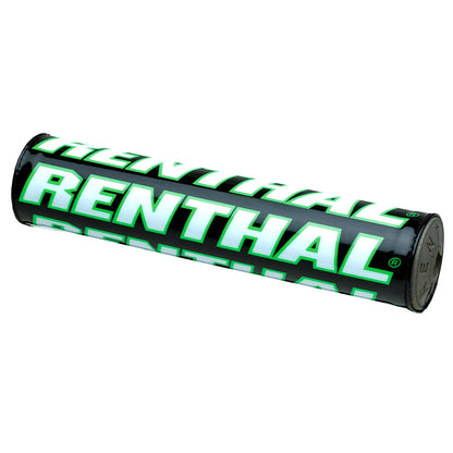 RENTHAL SX BAR PAD 10 INCH 240mm BLK/WHT/GRN - GRN FOAM (P286)