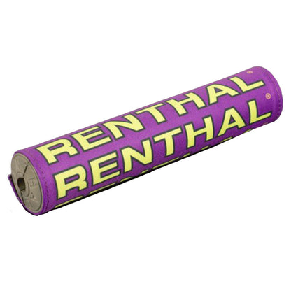 RENTHAL SX BAR PAD VINTAGE 10 INCH 240mm PUR/BLK/YEL - GRY FOAM (P353)