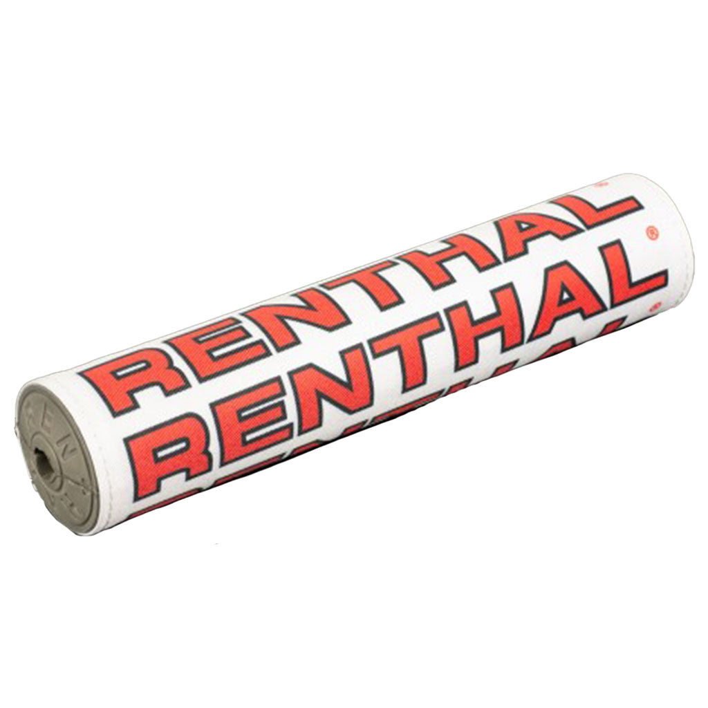 RENTHAL SX BAR PAD VINTAGE 10 INCH 240mm WHT/BLK/RED - GRY FOAM (P351)