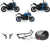 V36 Wizard Silver Topbox Kit GSX-S 1000 15-25 & GSX-S 1000 F 15-21 - S126V36BPSIL