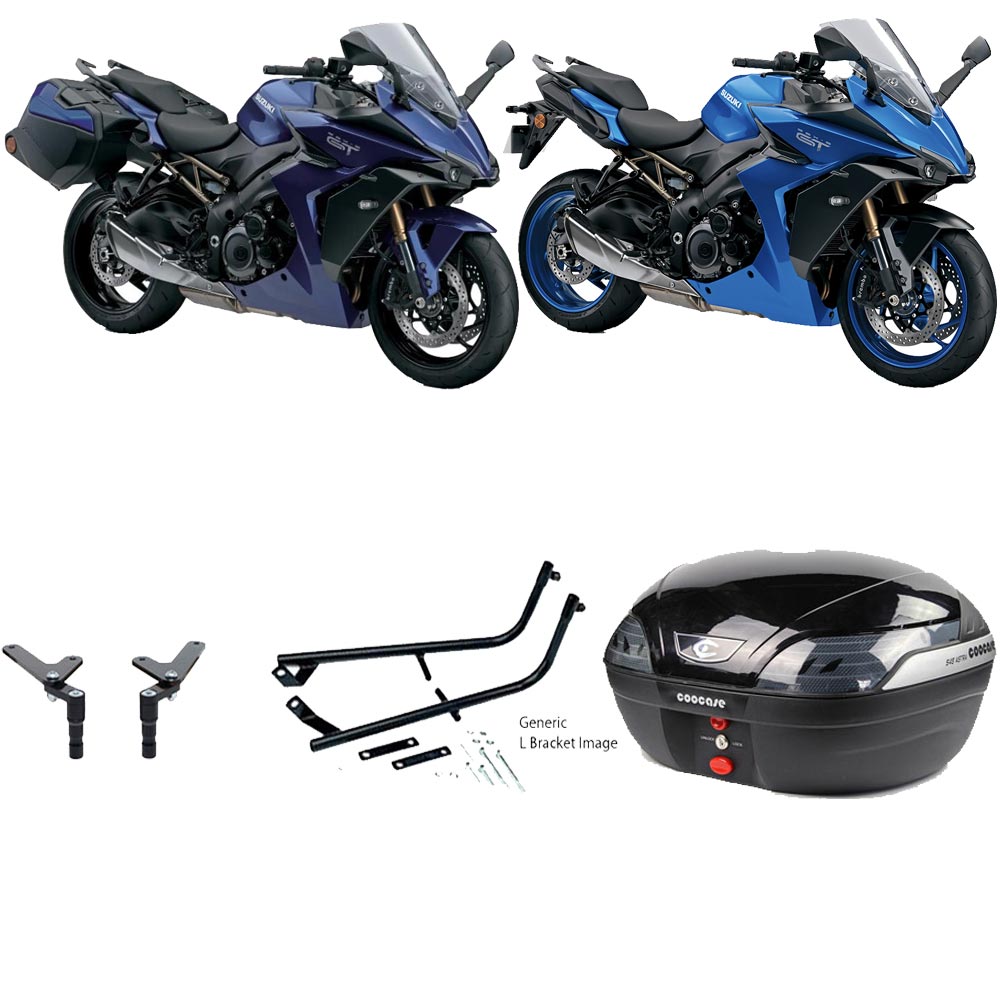 S48 Astra Black Topbox Kit GSX-S 1000 GT 22-25 - S138S48BPBLK