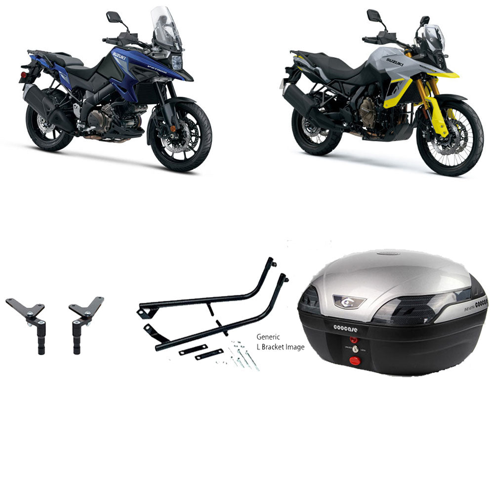 S48 Astra Silver Topbox Kit DL 800 (V-STROM) & DL 1050 (V-STROM) 23-25 - S139S48BPSIL