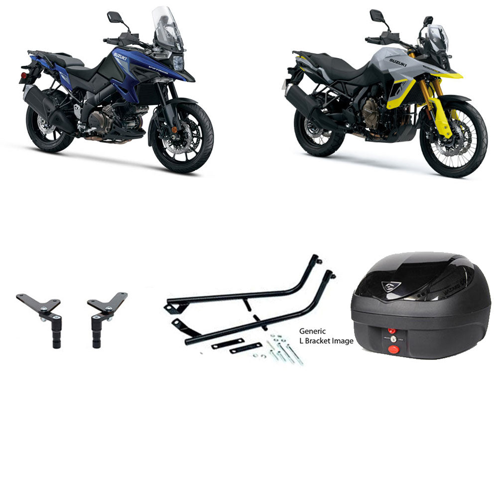 V36 Wizard Black Topbox Kit DL 800 (V-STROM) & DL 1050 (V-STROM) 23-25 - S139V36BPBLK