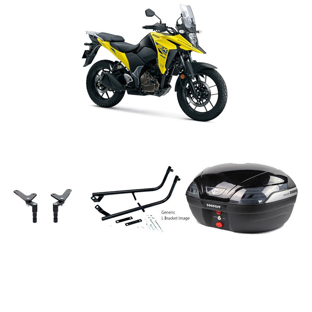 S48 Astra Black Topbox Kit DS 250 SX (V-STROM 250) 23-24 - S141S48BPBLK