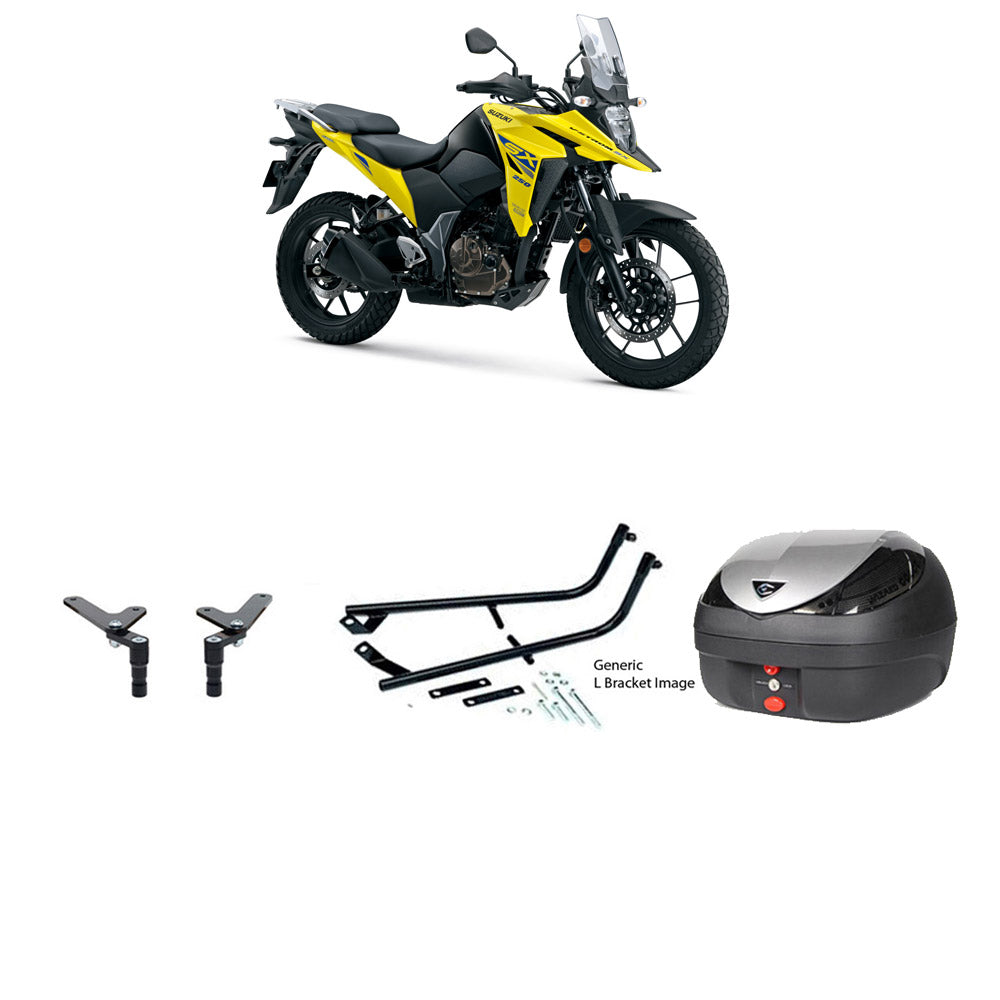 V36 Wizard Silver Topbox Kit DS 250 SX (V-STROM 250) 23-24 - S141V36BPSIL