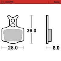 Moto-Master SinterPRO Racing Brake Pad (FD0593)