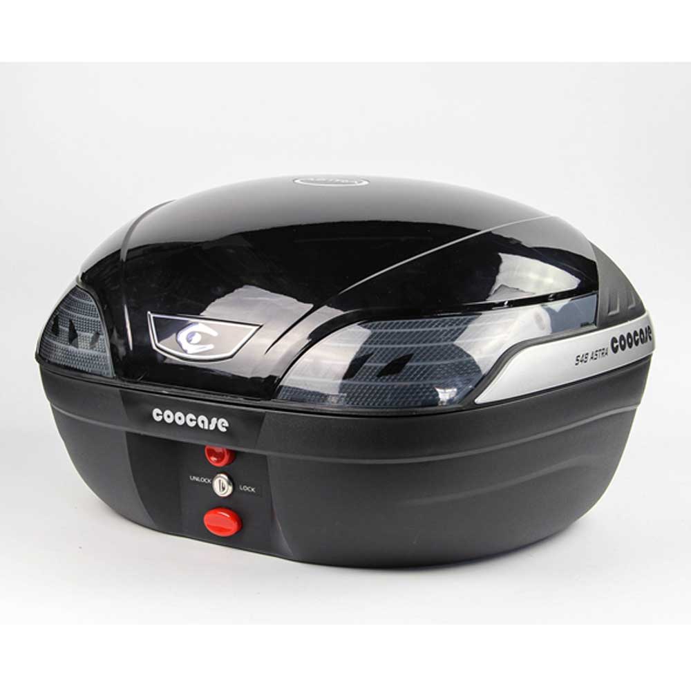 S48 ASTRA TOPBOX 48L BLACK LID WITH SMOKE REFLECTORS - S48BPBLK