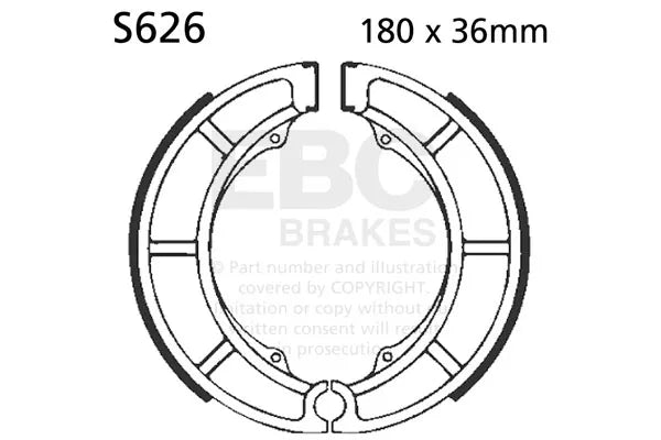EBC Brake Shoe Set - S626
