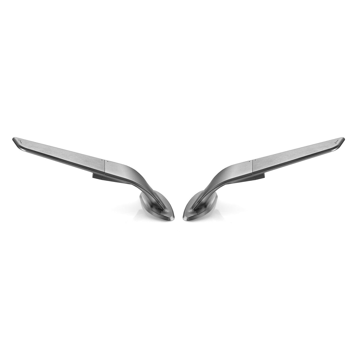 Rizoma Stealth Mirror Silver Pair R-BSS021A