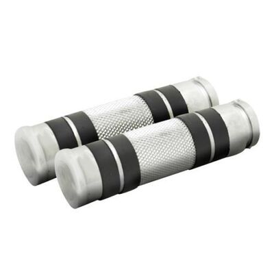 #Scorpion Knurled/Flatband Grips Chrome