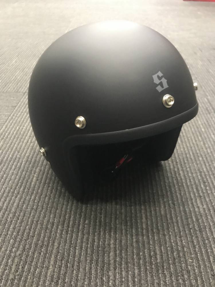 Scorpion Baron Helmet Matt Black - With Studs