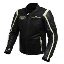 Scorpion Racer Leather JKT BLK/WHT