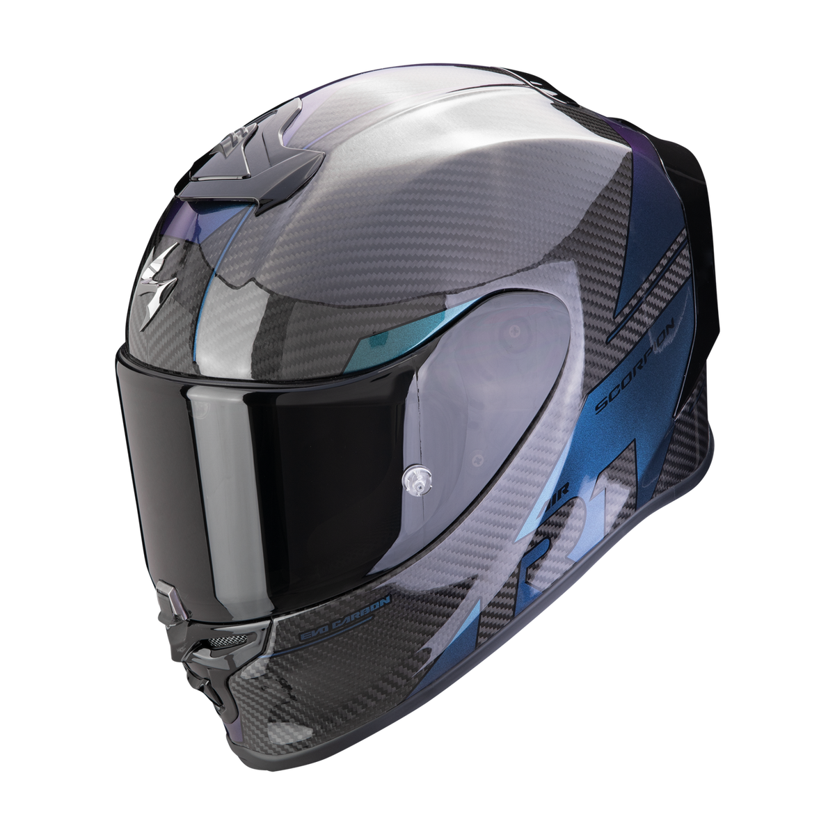 Scorpion Exo Exo-R1 EVO Carbon Air Rally - Blk/chameleon