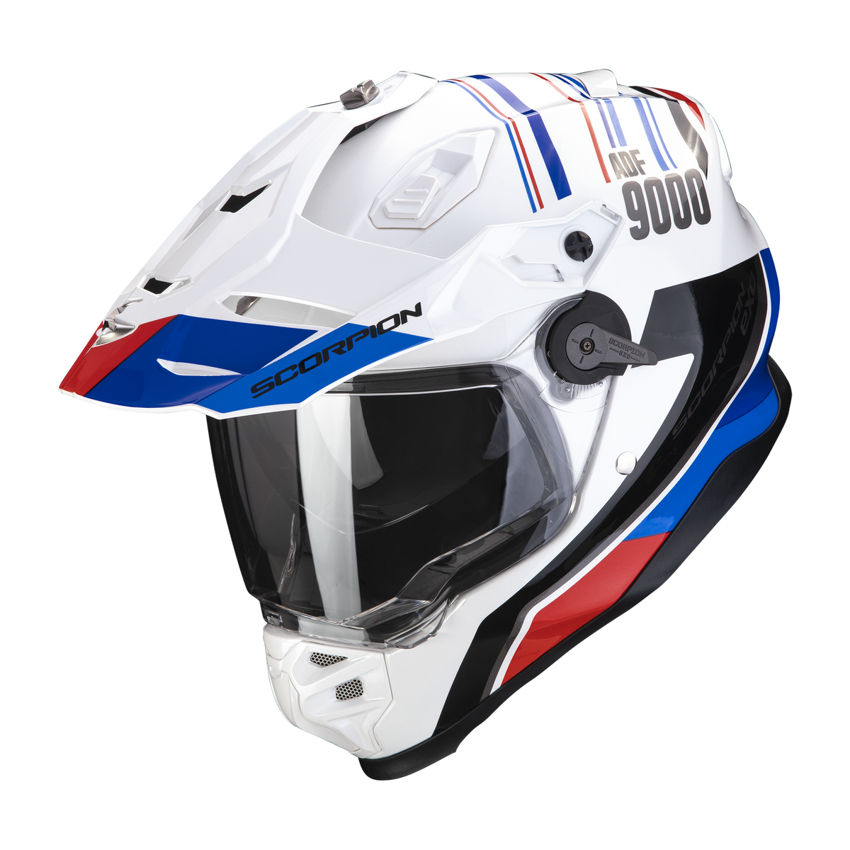 Scorpion Exo Adf-9000 Air Desert - Wht/blu/red
