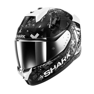 SHARK SKWAL i3 HELLCAT BLK/SIL + VISOR - view 2
