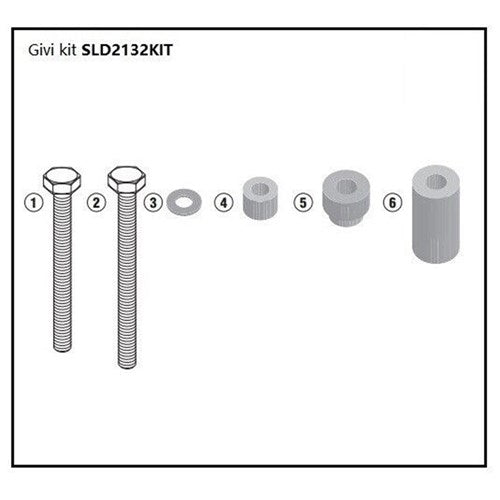 GIVI Kit for SLD Slider Yam MT-09 17>