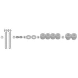 GIVI KIT FOR SLD SLIDER KAW Z900 17>