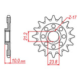 MTX 1443 Hornet Lightweight Steel Front Sprocket #520 (10B-443)