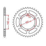 MTX 1785 Steel Rear Sprocket #520 (11-400)