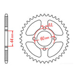 MTX 833 Steel Rear Sprocket #428 (11-5FC)
