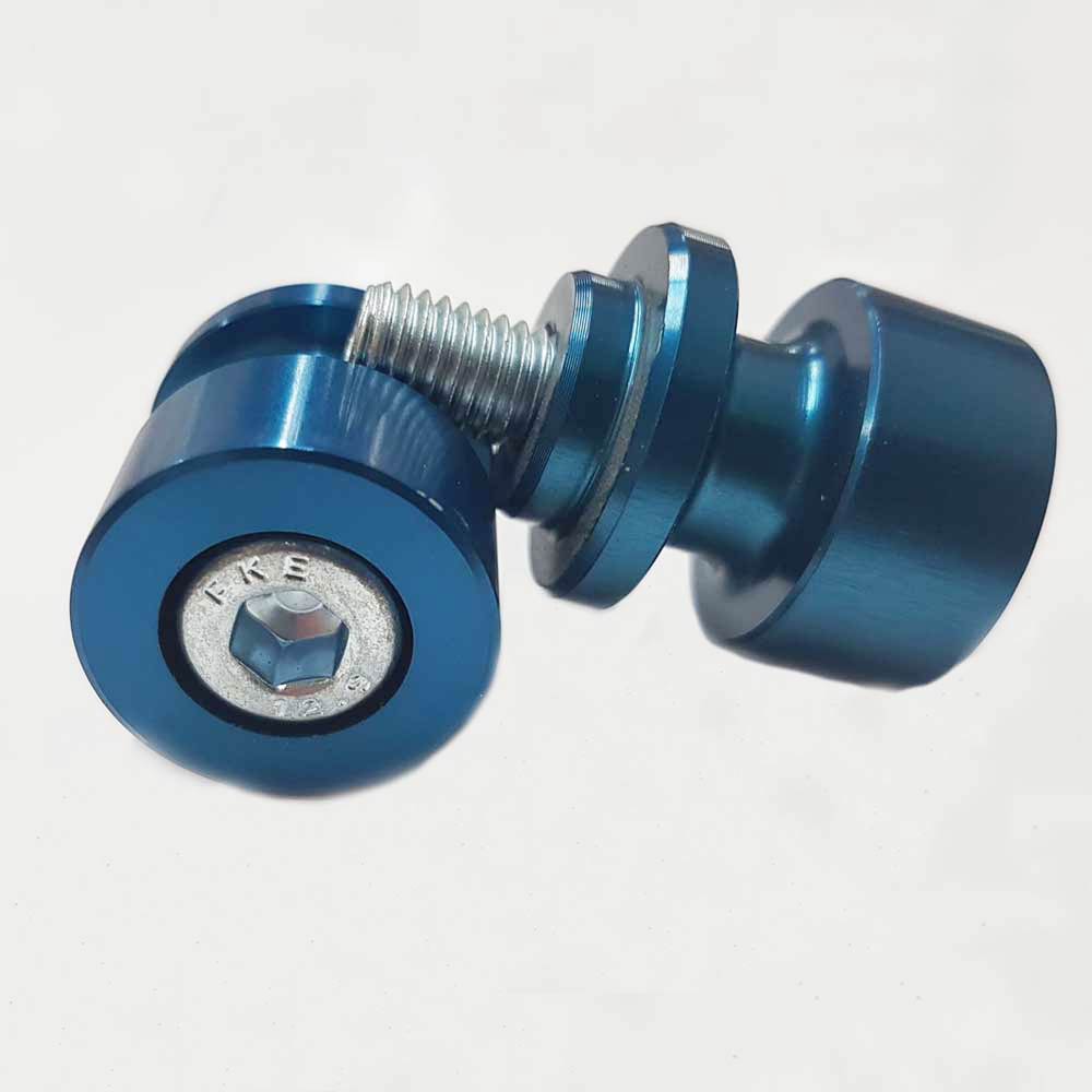 OGGY KNOBBS REAR PICK UP SPOOLS - M8 x 1.25 BLUE - SPU08BLU