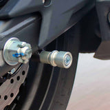 OGGY KNOBBS REAR PICK UP SPOOLS - M8 x 1.25 SILVER - SPU08SIL