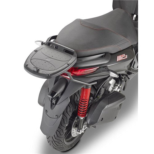 GIVI Specific Monolock Rear Rack - Piaggio MP3 Yoururban 125/300 11-18/MP3 300 HPE 19 (USE with Monolock Case Plate)