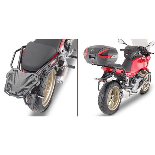 GIVI Specific Rear Rack - Moto Guzzi Mandello V100 22- (Needs Plate)