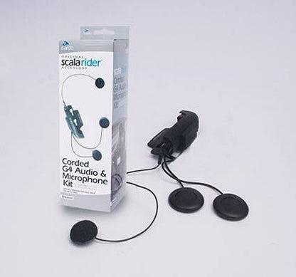 CARDO AUDIO/MIC KIT W/CORDED MIC FOR G4