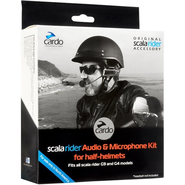 CARDO AUDIO/MIC KIT G4/G9/G9X FOR HALF HELMET