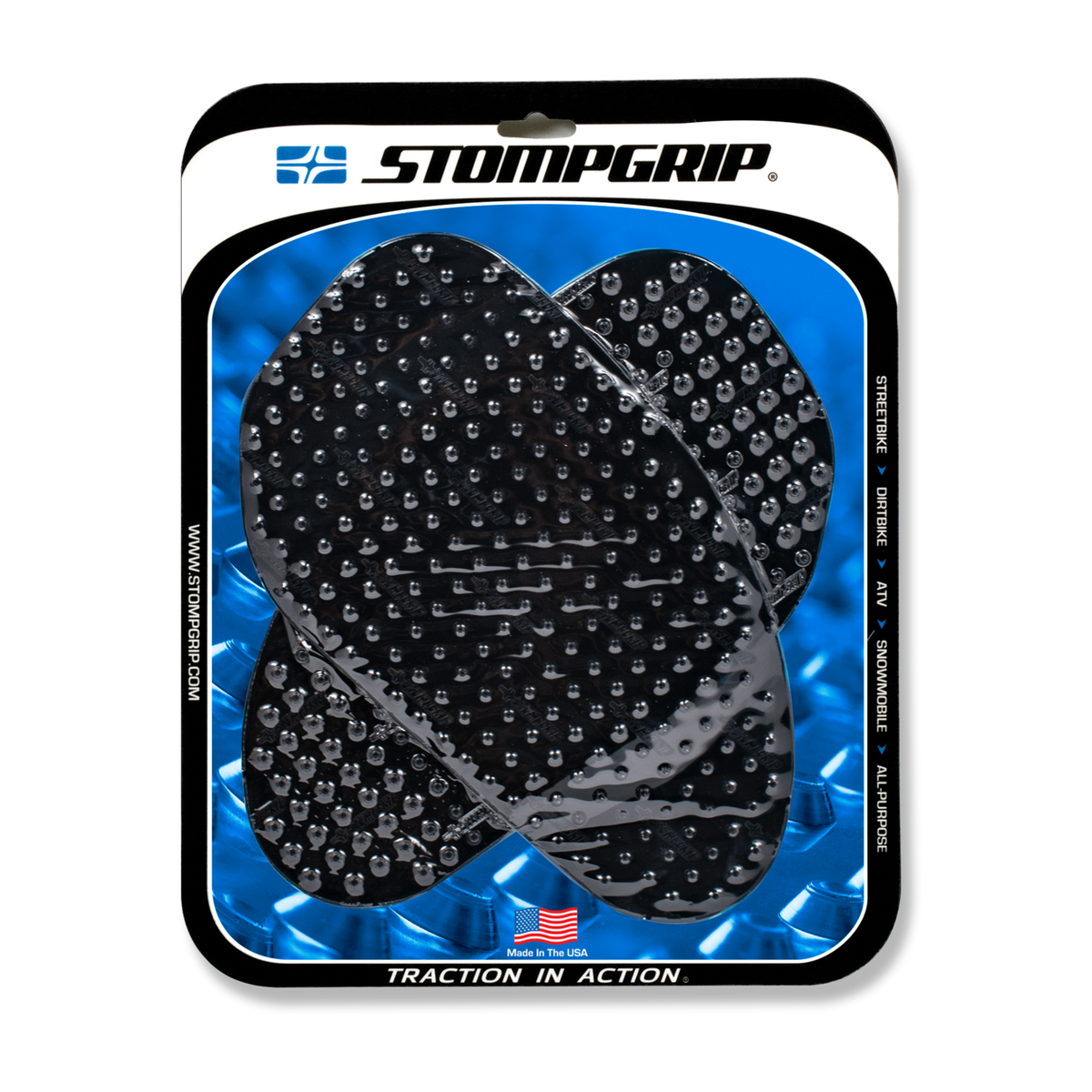 Universal Large Tank Grips - Volcano Black ST50-10-0001B