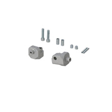 Mounting kit for EVO footrest. Silver. Yamaha Tenere 700, Aprilia Tuareg 660. (FRS.06.112.80201/S)