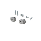Mounting kit for EVO footrest. Silver. Yamaha Tenere 700, Aprilia Tuareg 660. (FRS.06.112.80201/S)