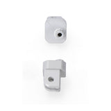 Mounting kit for EVO footrests. Silver. Yamaha Tracer 9 (20-). (FRS.06.112.80300/S)