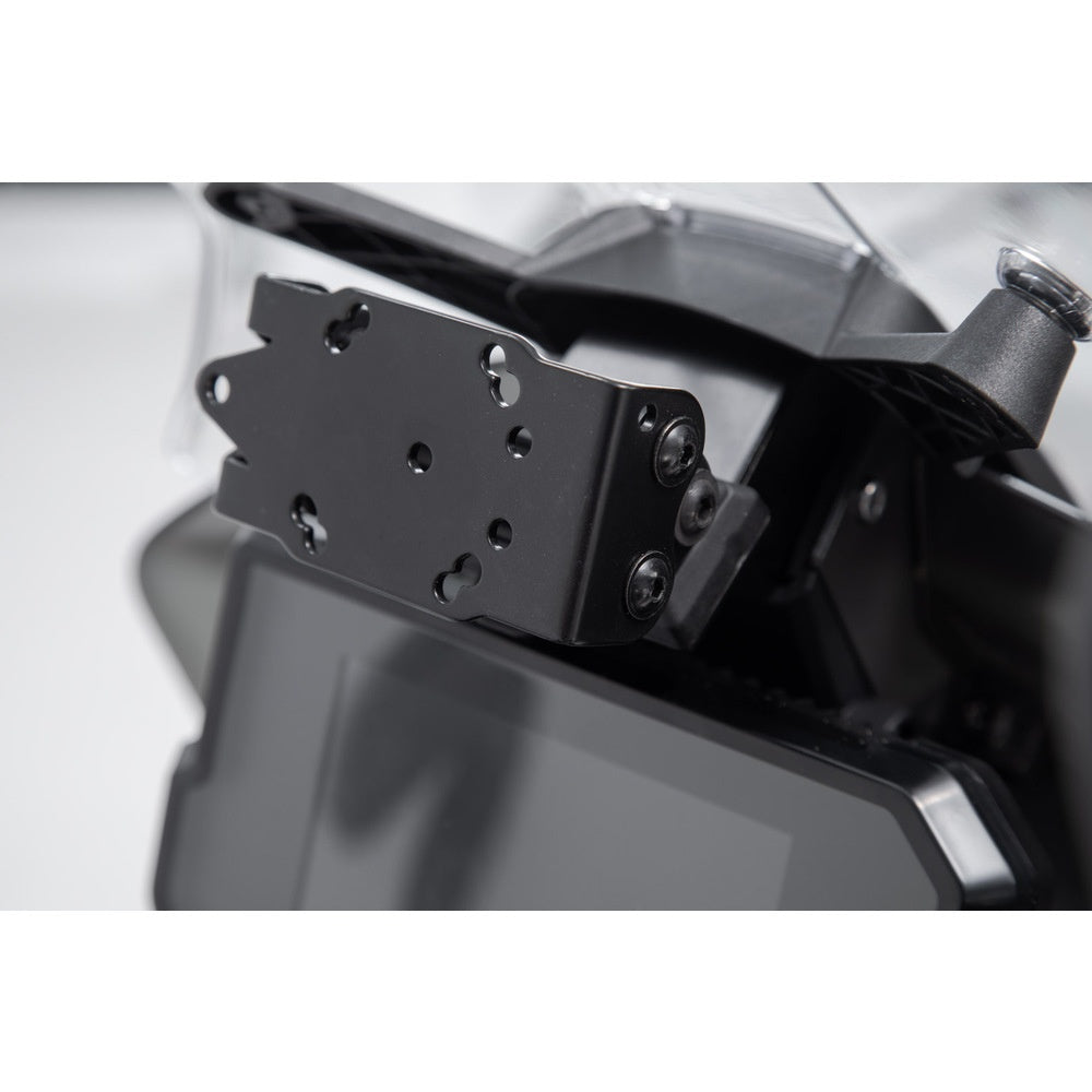 GPS mount for cockpit. Black. KTM 790 / 890 Adv, Husqv. Norden 901. (GPS.04.521.10000/B)