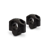 Bar riser for diam 28 mm handlebar.H=20 mm. Black. Milled.(LEH.00.039.20201/B)