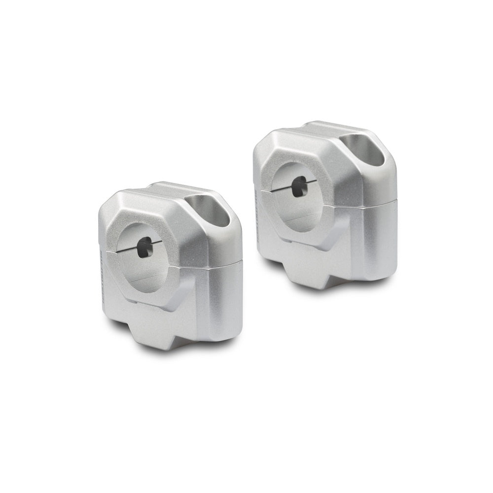 Bar riser for diam 28 mm handlebar. H=30 mm. Silver. (LEH.00.039.24100.30/S)